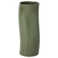 FRÖDD Vase, dark green, 21 cm