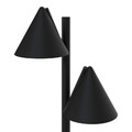 GoodHome Outdoor Lamp Eriksson M 2 x 600 lm IP44, black