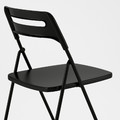 NISSE Folding chair, black