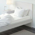 ULLVIDE Fitted sheet, white, 90x200 cm