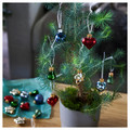 VINTERFINT Decoration, bauble, mixed shapes/glass mixed colours