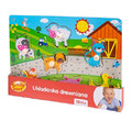 Smily Play Wooden Puzzle Farm 18m+