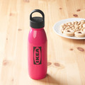 AURTIENDE Water bottle, pink, 0.5 l