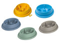 Dog Bowl Slow Food Size 1 - 21.5x5.5cm, assorted colours