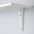 BURHULT / SIBBHULT Wall shelf, white/white, 59x20 cm