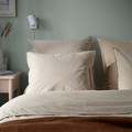 SANELA Cushion cover, light beige, 65x65 cm