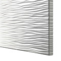 BESTÅ Wall-mounted cabinet combination, white/Laxviken white, 60x42x64 cm