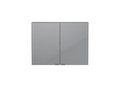 Bathroom Wall Cabinet GoodHome Imandra 80x60x15cm, grey