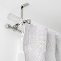 SOLDVÄRGMAL Double curtain rod set, silver-colour, 120-210 cm 19 mm