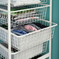 JONAXEL Frame/wire baskets/top shelves, 148x51x104 cm