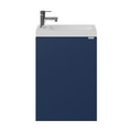 Goodhome Wall-mounted Basin Cabinet Imandra 44cm, matt dark blue