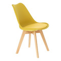 Dining Chair Norden Cross PP, yellow
