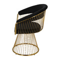 Chair Feeny Velvet, black