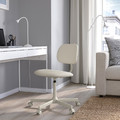 BLECKBERGET Swivel chair, Idekulla beige