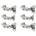 KOMPLEMENT Soft closing hinge f/corner section, 6 pack