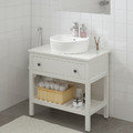 HEMNES / TÖRNVIKEN Open wsh-stnd w drw/wash-basin/tap, white, 82x48x90 cm