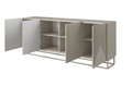 Cabinet Asha 200cm, cashmere/cashmere