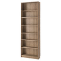 BILLY Bookcase with height extension unit, oak effect, 80x28x237 cm