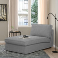 KIVIK Chaise longue, Tibbleby beige/grey