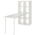 KALLAX / LAGKAPTEN Desk combination, white, 77x179x147 cm