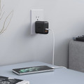 Aukey Wall Charger EU Plug 2xUSB-C Power Delivery PA-D2, black