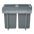 GoodHome Integrated Kitchen Pull-out Wate Sorting Bin Vigote
