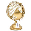 Decorative Metal Globe 28cm, gold