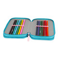 Pencil Case with 3 Zippers & School Accessories Ombre Mermaid