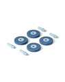 MODU 4 x foam wheels, deep blue