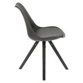 Dining Chair Norden Star Square, black/black