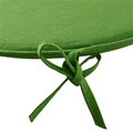 Outdoor Seat Cushion Chair Pad, round, green