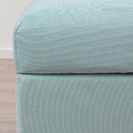 VIMLE Footstool with storage, Saxemara light blue