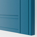 FLISBERGET Door with hinges, blue, 50x229 cm