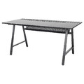 UTESPELARE Gaming desk, black