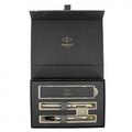 Parker Gift Set IM Steel GT - Fountain Pen & Ballpoint Pen