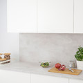 EKBACKEN Worktop, light grey concrete effect, laminate, 186x2.8 cm