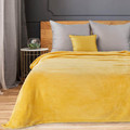 Blanket Ricky 150 x 180 cm, mustard yellow