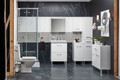 Bathroom Wall Cabinet Cersanit Olivia 35x56x15cm, white