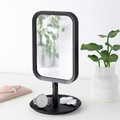 LINDBYN Table mirror, black, 14x27 cm