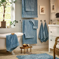 VINARN Bath towel, blue, 70x140 cm