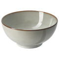 GLADELIG Bowl, grey, 19 cm