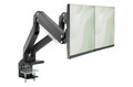 Digitus Dual Monitor Mount with Gas Spring and Clamp Mount 15-35"