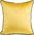 Cushion Mel 40 x 40 cm, mustard/black