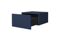 Wall-Mounted Bedside Table Nicole Set of 2, dark blue