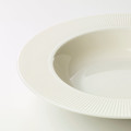 OFANTLIGT Deep plate, light grey, 24 cm