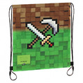 Drawstring Bag School Shoes/Clothes Bag Pixel Game