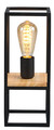 Table Lamp Libertad 1 x E27, black-wood