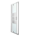 GoodHome Pivot Shower Door Beloya 70 cm, chrome/mirror glass