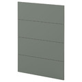 METOD 4 fronts for dishwasher, Nickebo/matt grey-green, 60 cm