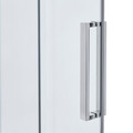 Sliding Shower Door Zilia 160 x 200 cm, inox/transparent